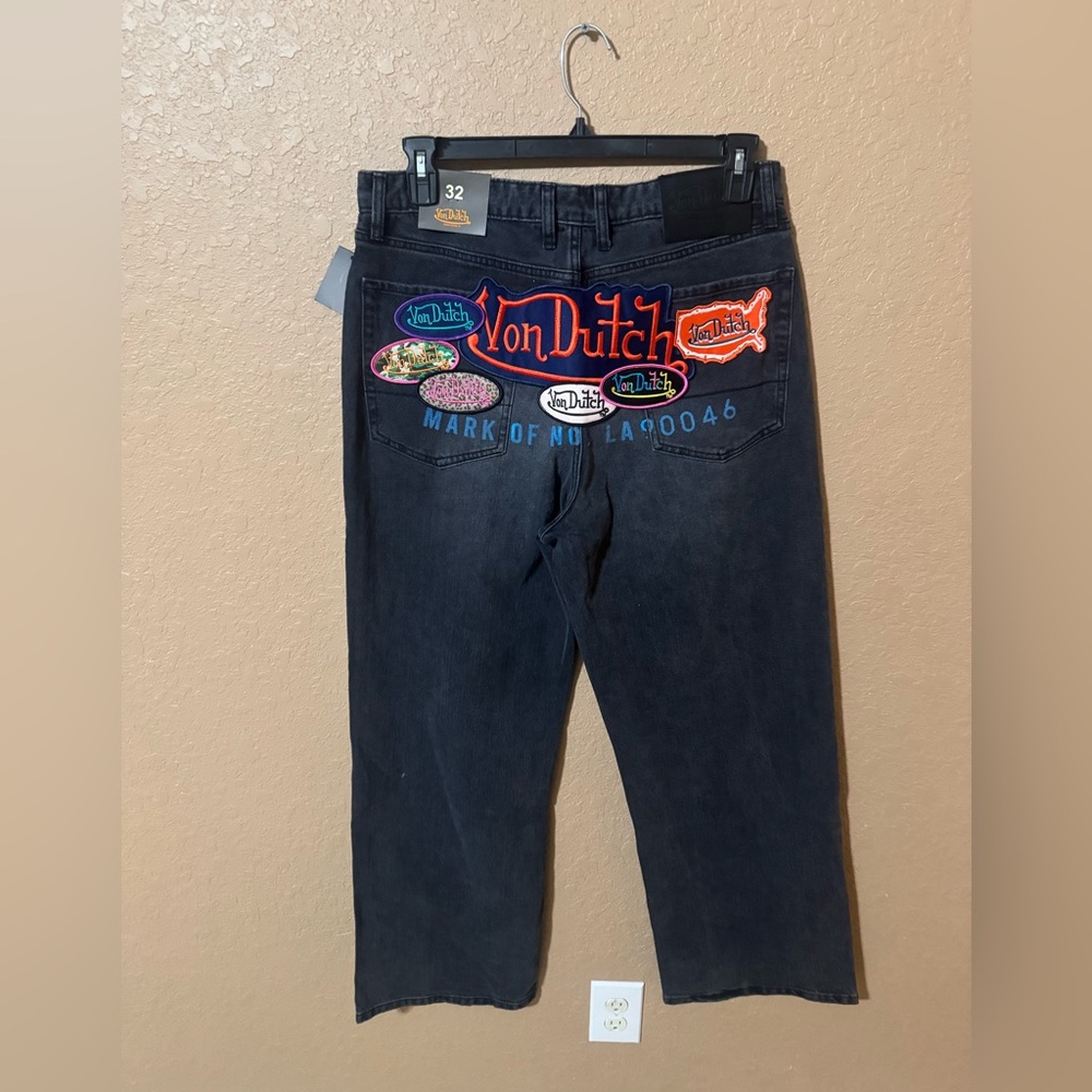Von Dutch ‘The Reapers’ Men’s Baggy Jeans (sz. 38)